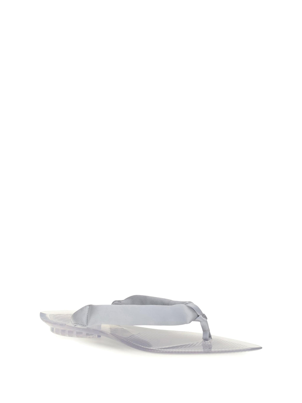 Alaïa Women Satin Flip-Flop Sandals