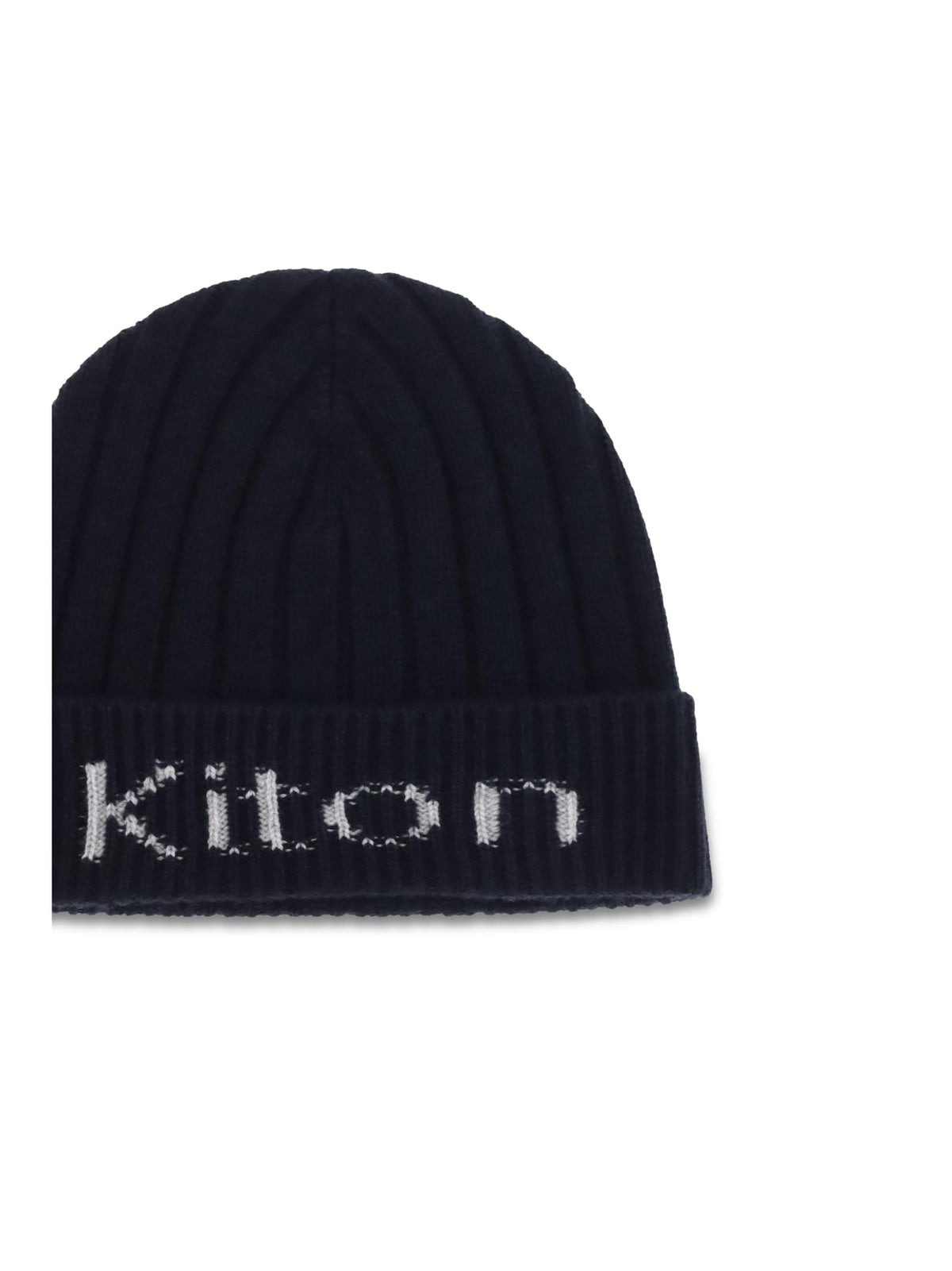 Kiton Men Wool Beanie Hat