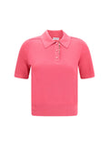 Burberry Women Wool Polo With Check Details
