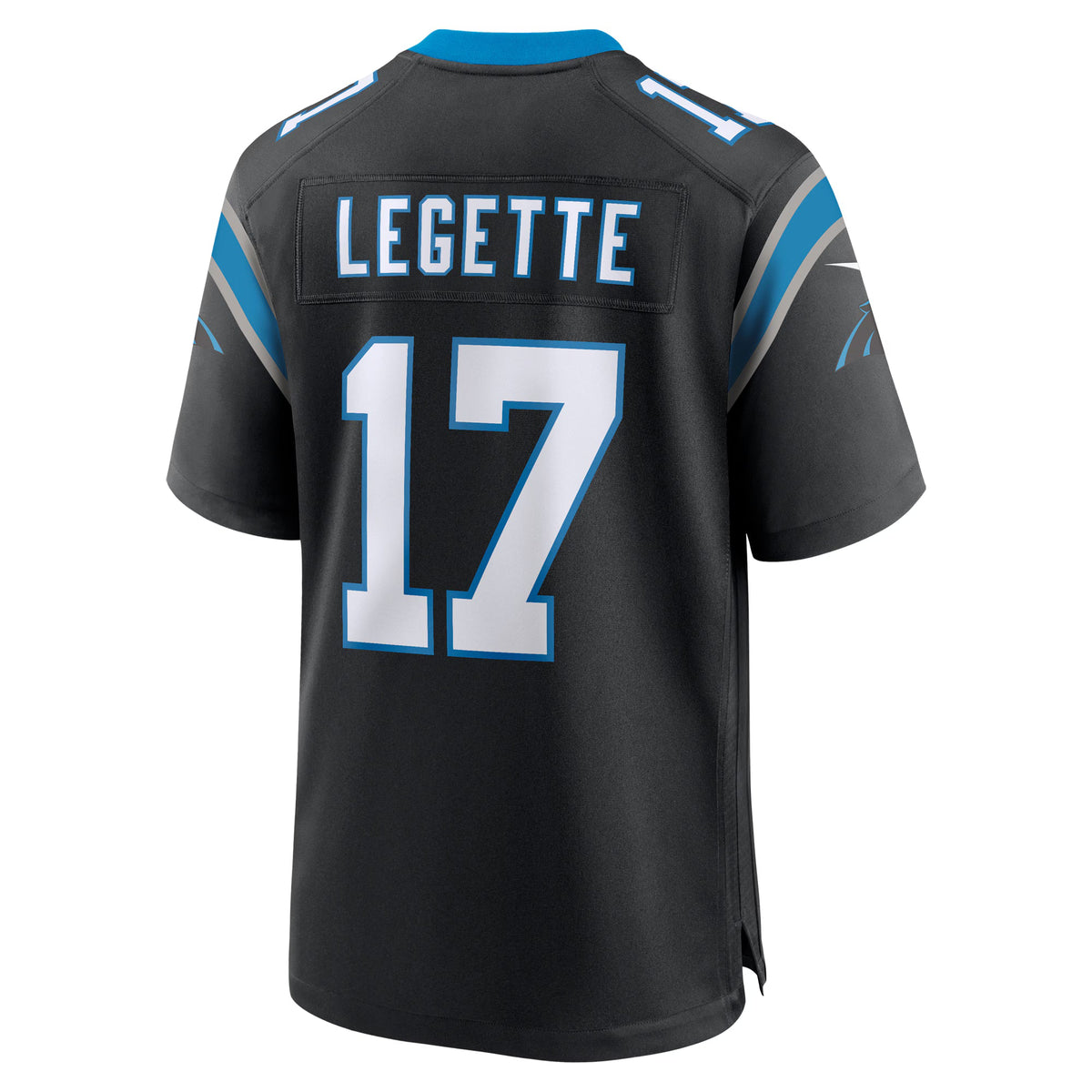 Carolina Panthers Xavier Legette Black 2024 NFL First Round Pick Game Player Jersey