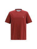 Brunello Cucinelli Men Logoed T-Shirt