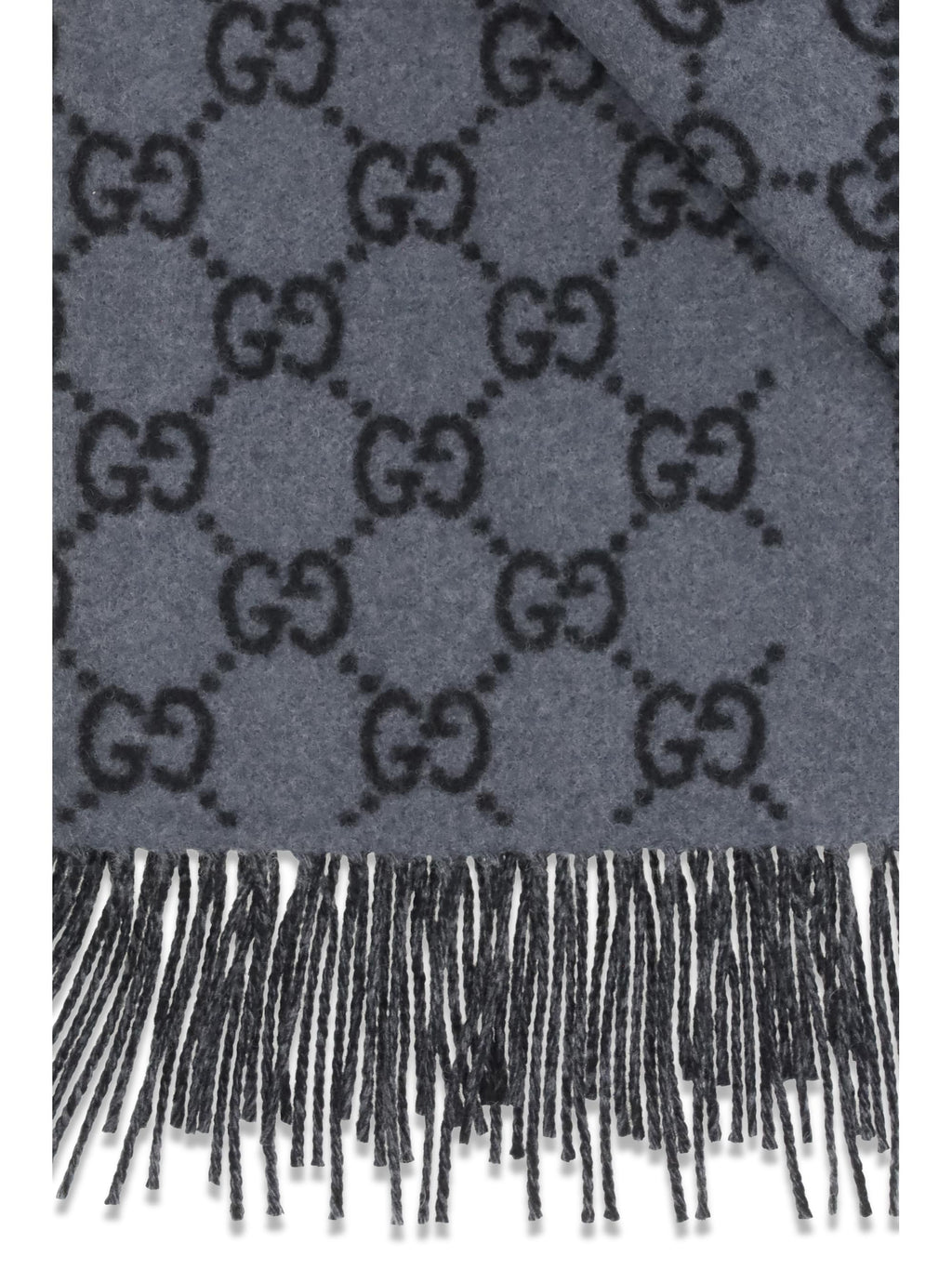 Gucci Men Gg Cashmere Scarf