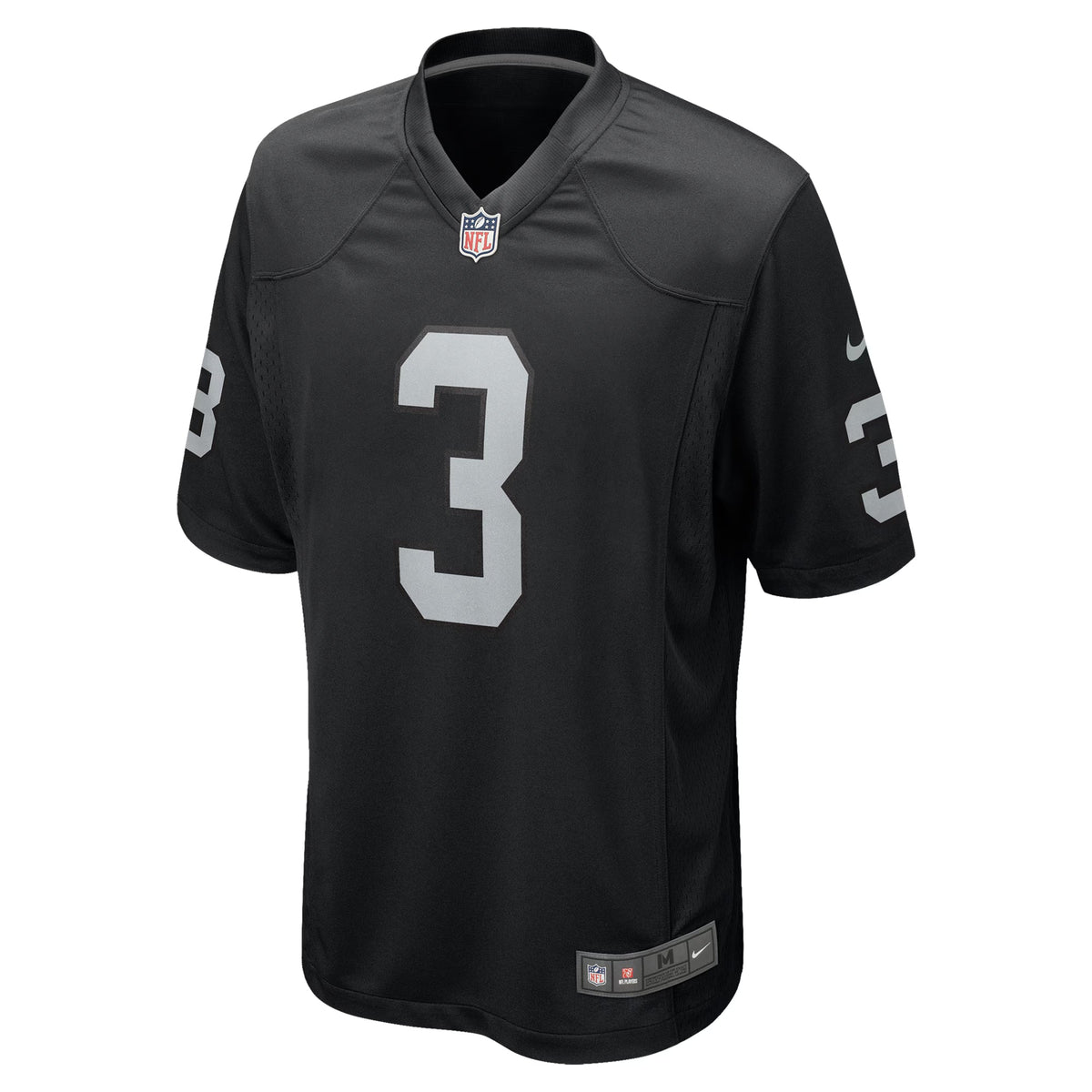Las Vegas Raiders Zamir White Black Team Game Jersey