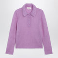 Chloe Lavender Alpaca-Blend Cardigan Women