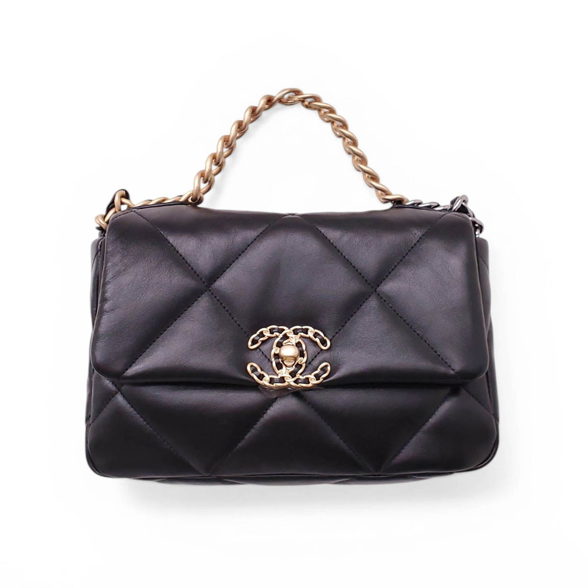 CHANEL 19 BLACK FLAP BAG