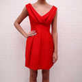 CHRISTIAN DIOR RED DRESS - SIZE 2