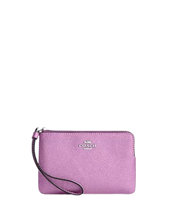 Coach Corner Zip Wristlet