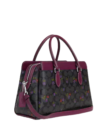 Coach Darcie Carryall In Signature Canvas With Country Floral Print