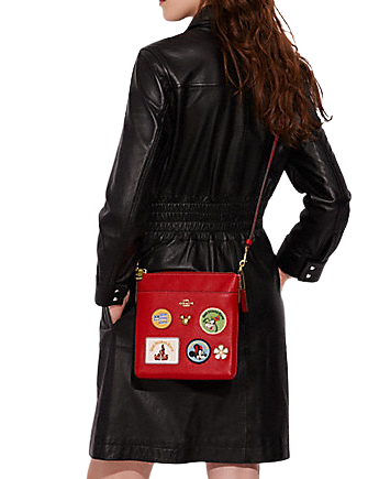 Coach Disney X Coach Kitt Messenger Crossbody With Patches