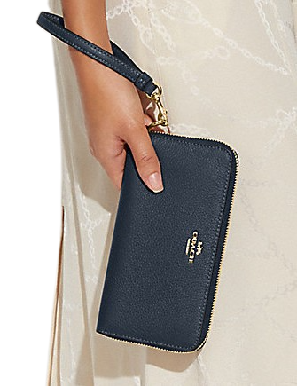 Coach Long Zip Around Wallet
