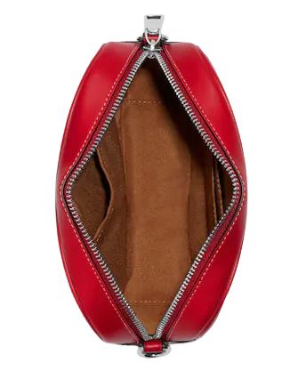 Coach Mini Jamie Camera Bag In Signature Canvas With Wild Strawberry