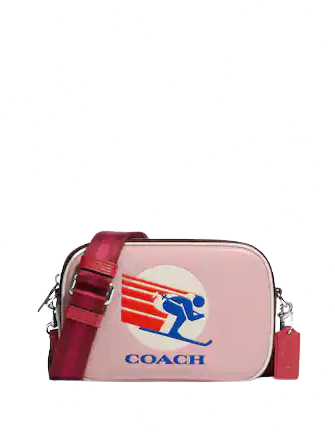 Coach Mini Jamie Camera Bag With Ski Speed Graphic