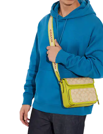 Coach Sullivan Flap Crossbody In Colorblock Signature Canvas