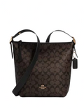Coach Val Duffle In Signature Canvas