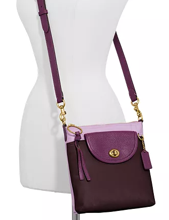 Coach Colorblock Nylon Cargo Crossbody