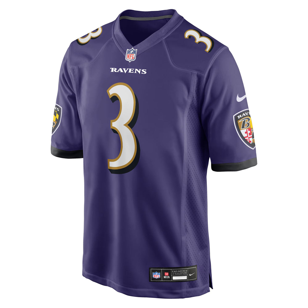 Baltimore Ravens Chidobe Awuzie Purple Team Game Jersey