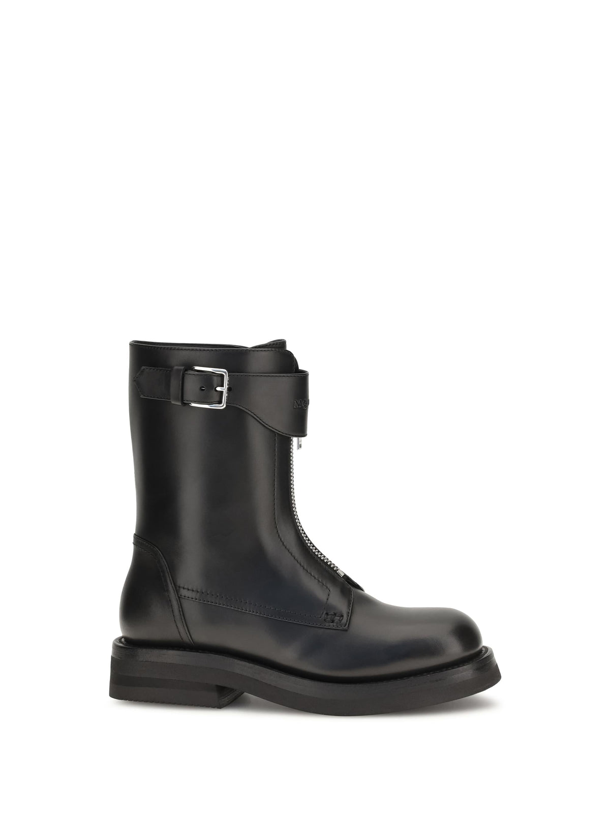 Alexander Mcqueen Women Leather Boots