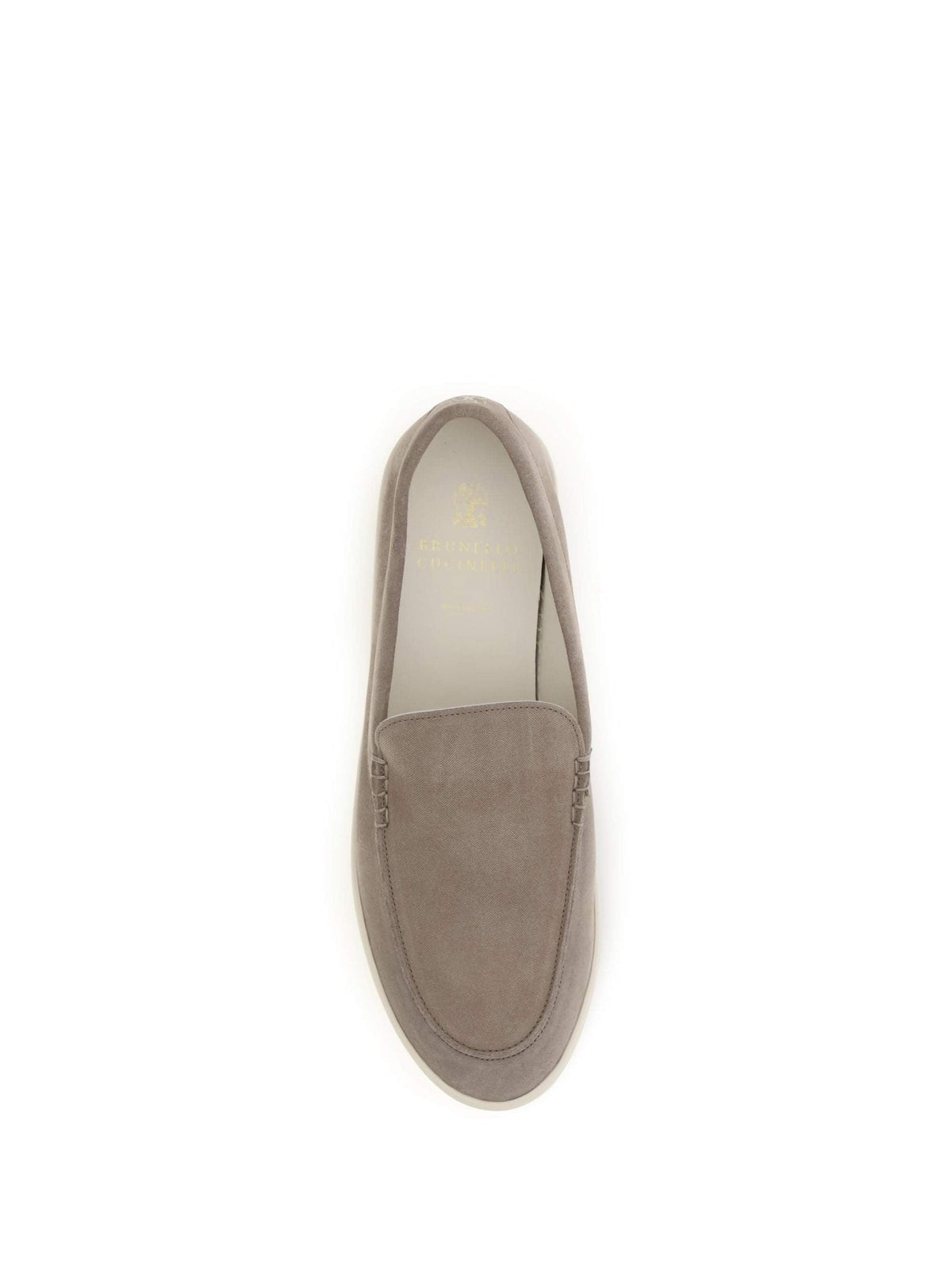 Brunello Cucinelli Men Suede Loafers