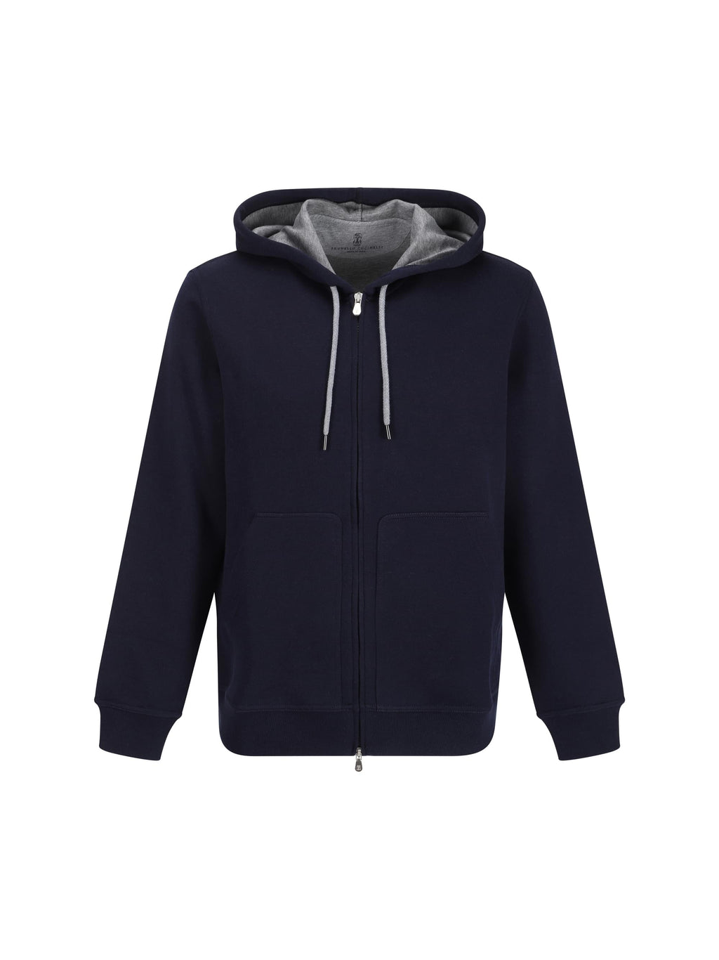Brunello Cucinelli Men Monochrome Hoodie