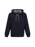 Brunello Cucinelli Men Monochrome Hoodie