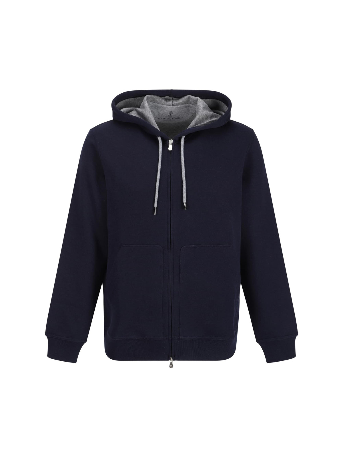 Brunello Cucinelli Men Monochrome Hoodie