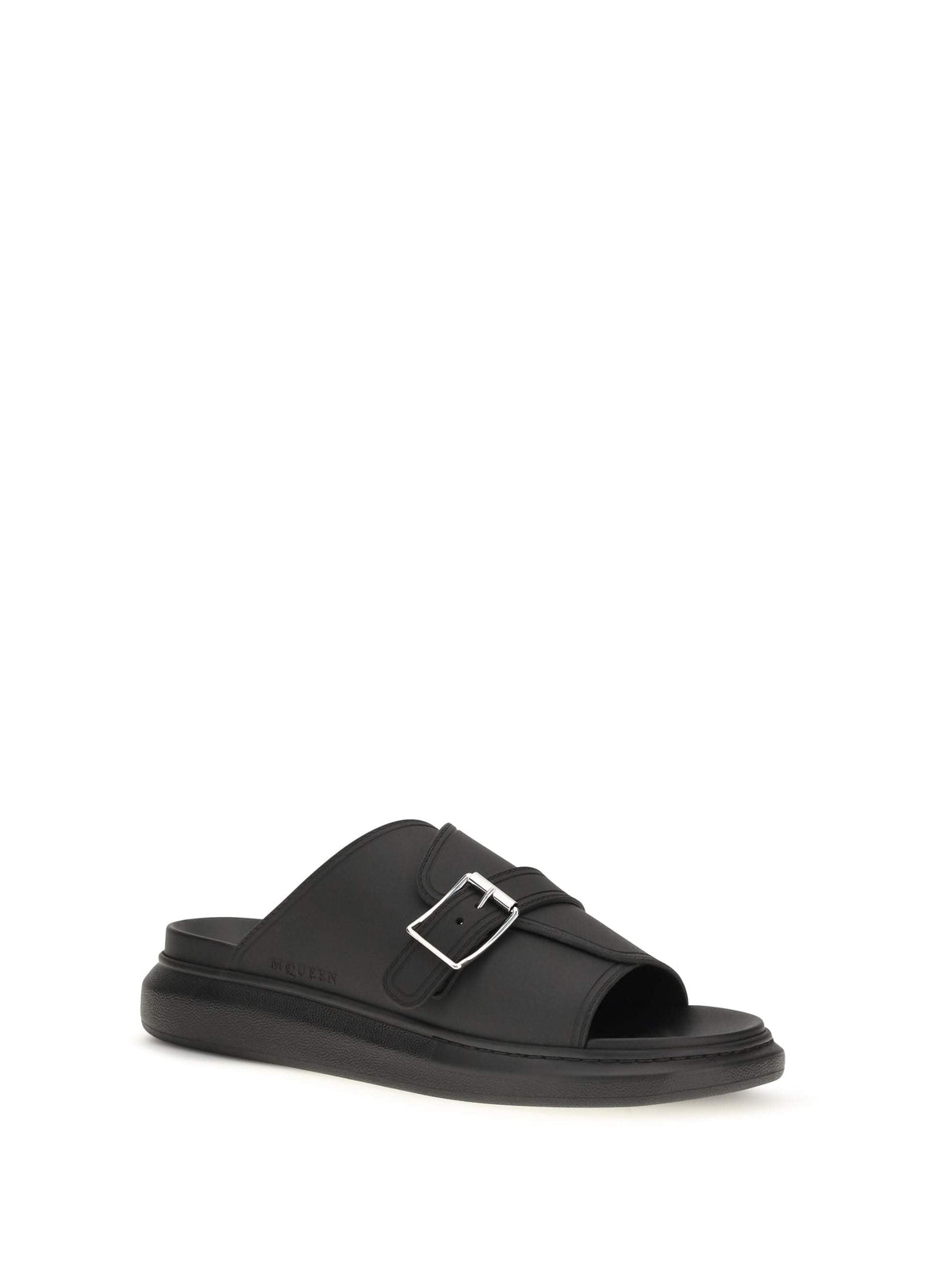 Alexander Mcqueen Men Buckle Slide Sandals