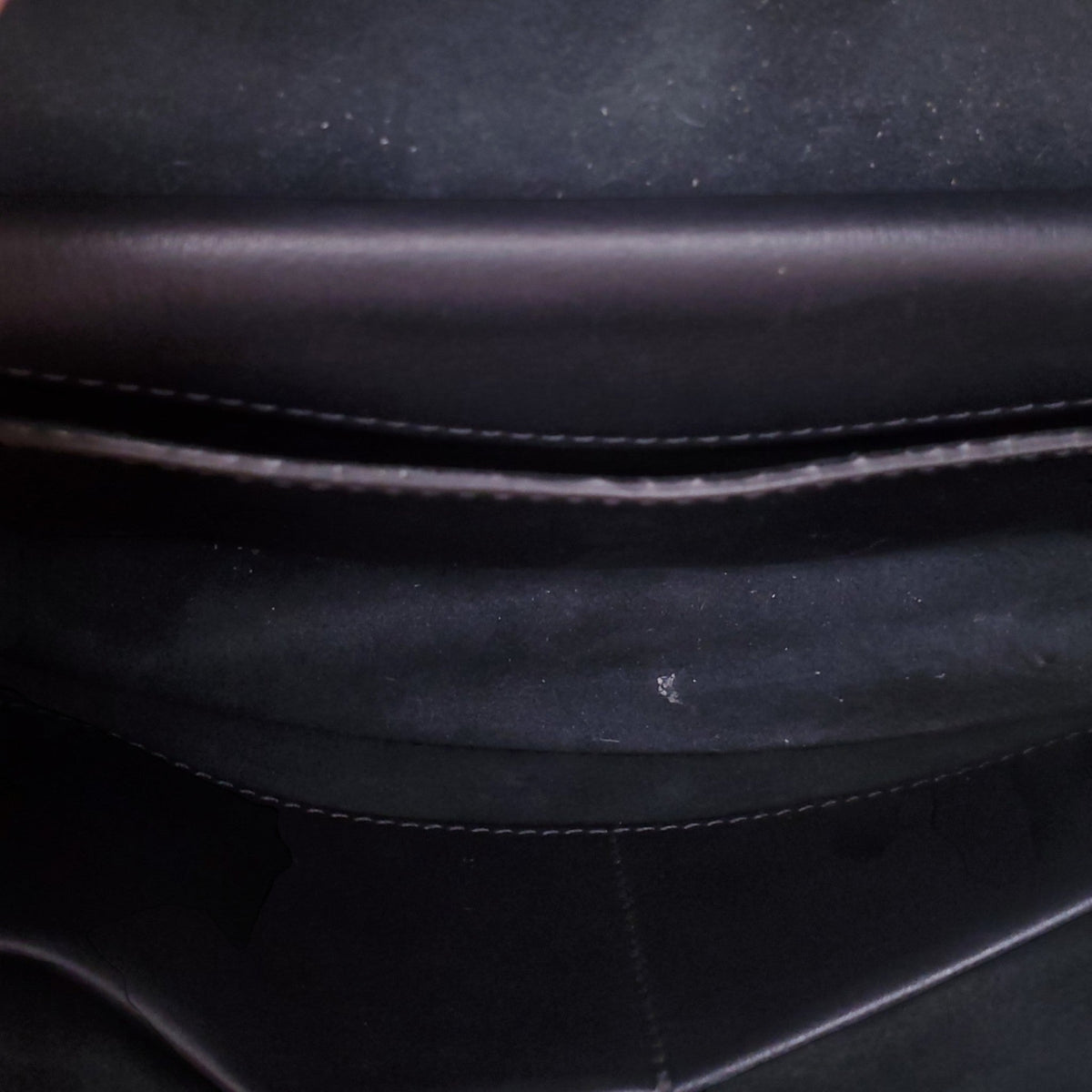 DIOR BLACK LOGO SHOULDER BAG