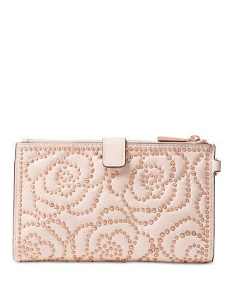 Michael Michael Kors Double Zip Studded Adele Wristlet