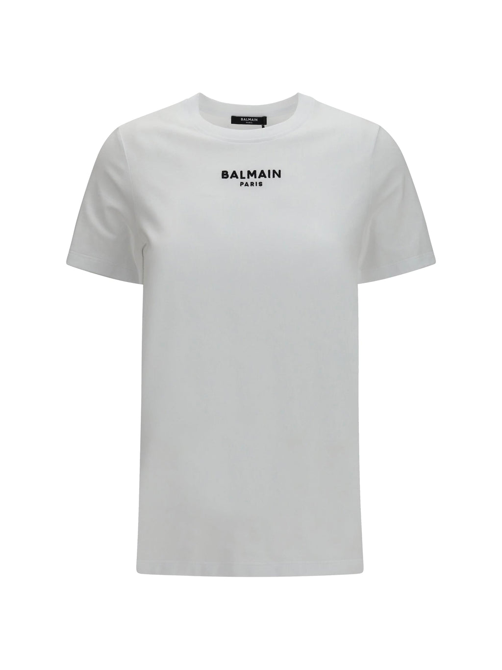 Balmain Women Cotton Logo T-Shirt