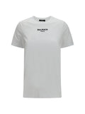 Balmain Women Cotton Logo T-Shirt