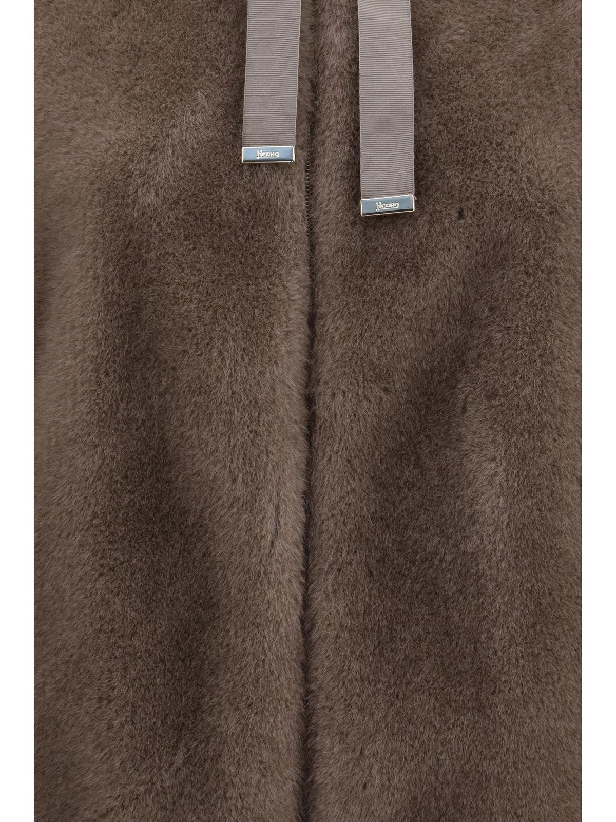 Herno Women Hooded Jacket In Eco-Fur