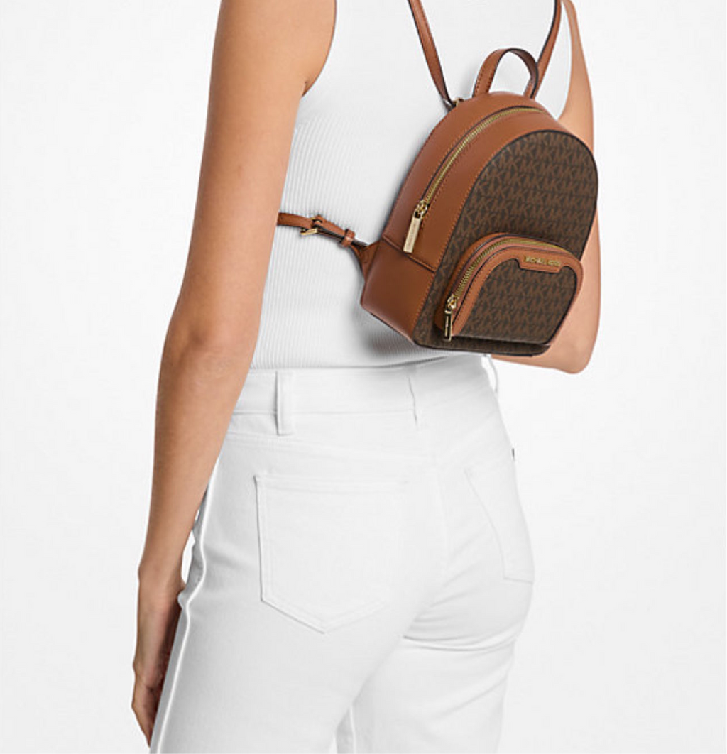 NWT Michael Kors Jaycee XS Mini Convertible Zip Pocket Backpack/Crossbody