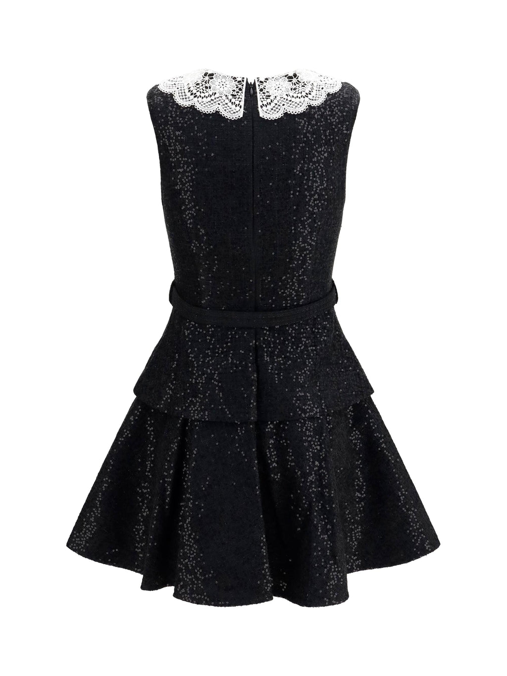 Self-Portrait Women Sequin Bouclé Dress