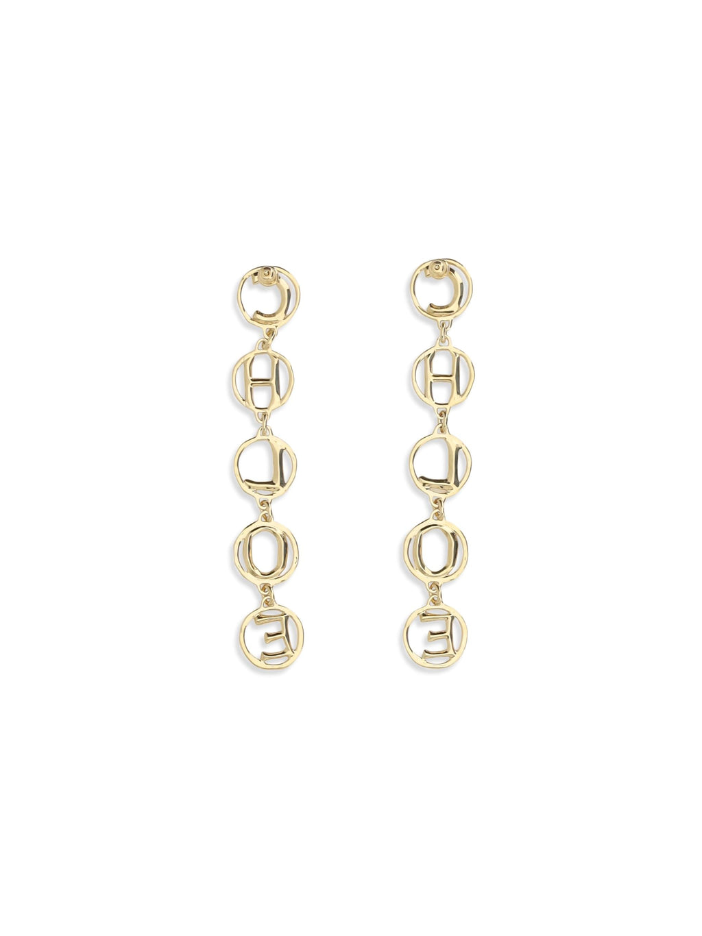 Chloé Women Script Drop Earrings
