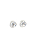 Self-Portrait Women Silver Knot Earrings