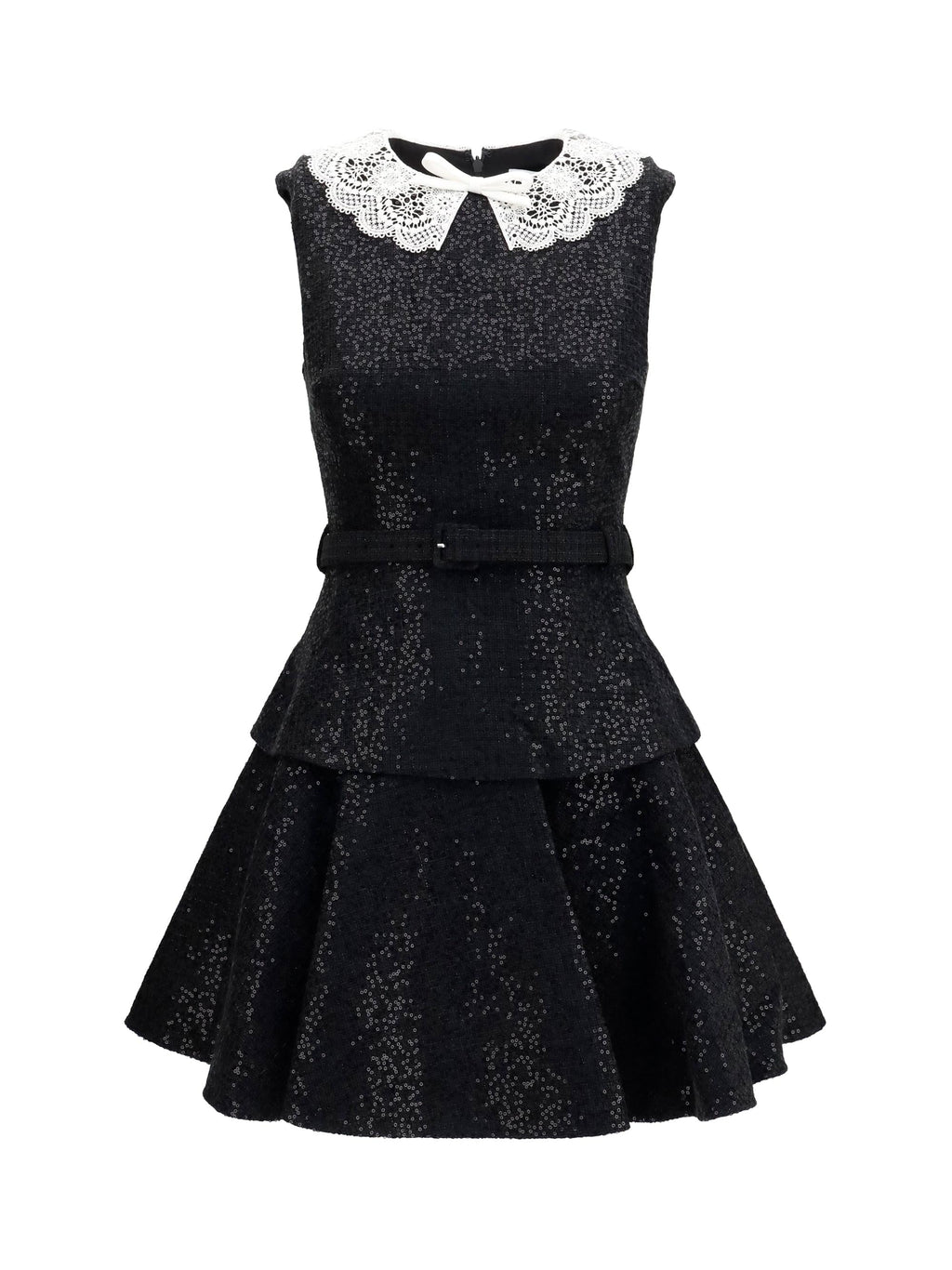 Self-Portrait Women Sequin Bouclé Dress