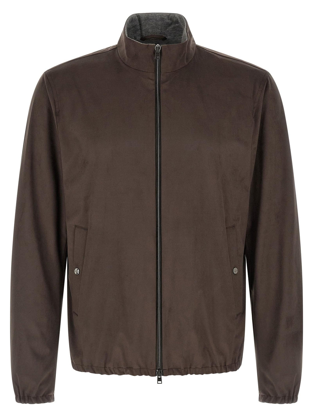 Herno Men Suede Effect Jacket