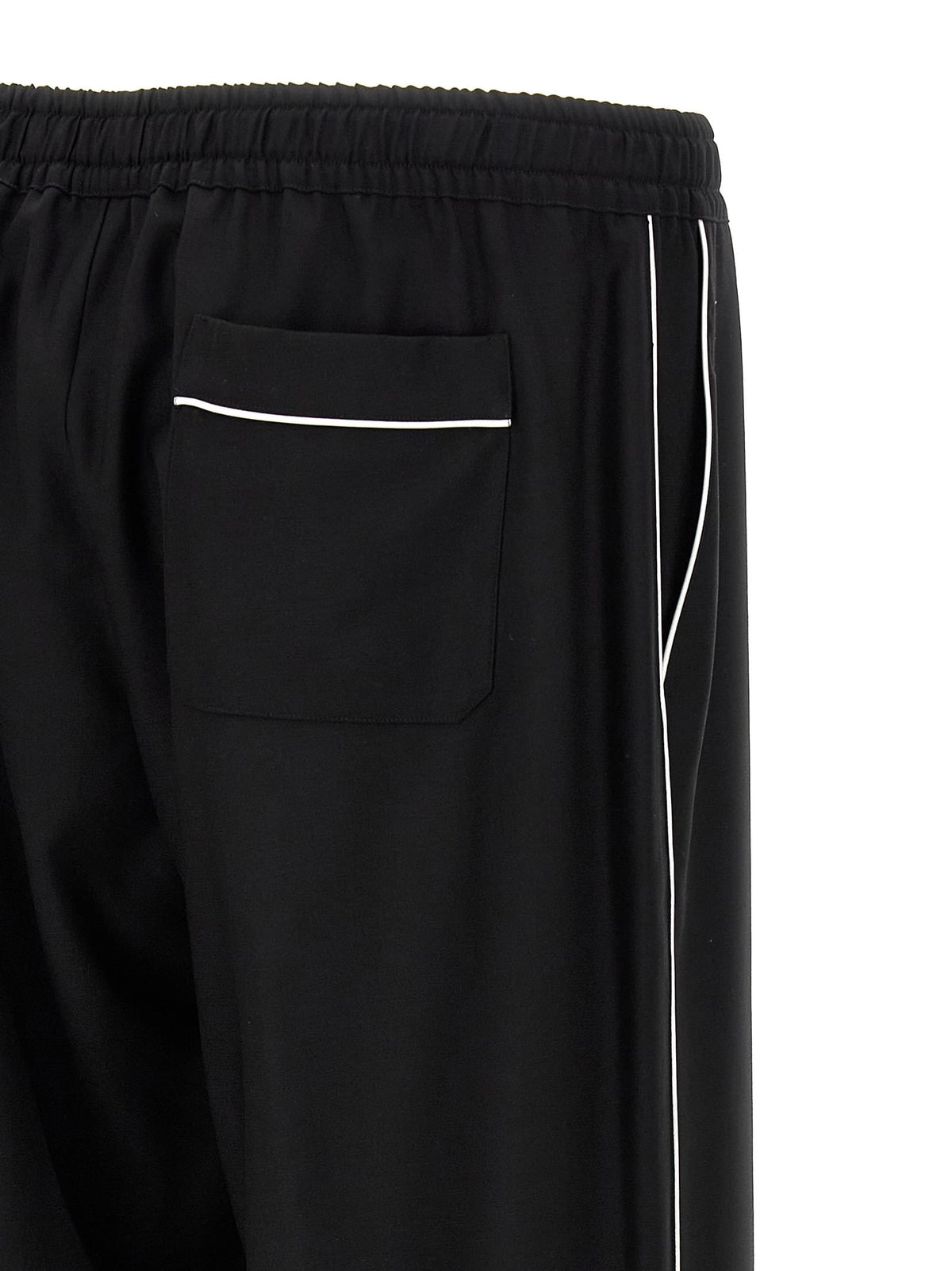 Dolce & Gabbana Men Contrast Piping Pants