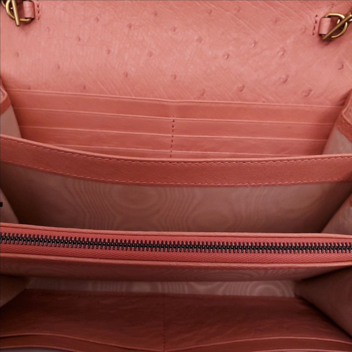 GUCCI PINK OSTRICH DIONYSUS BAG