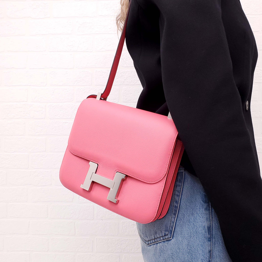 HERMÈS 'CONSTANCE 24' IN ROSE AZALEA EVERCOLOR