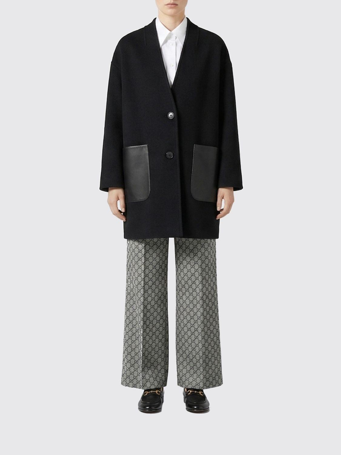 Gucci Coat Woman Black