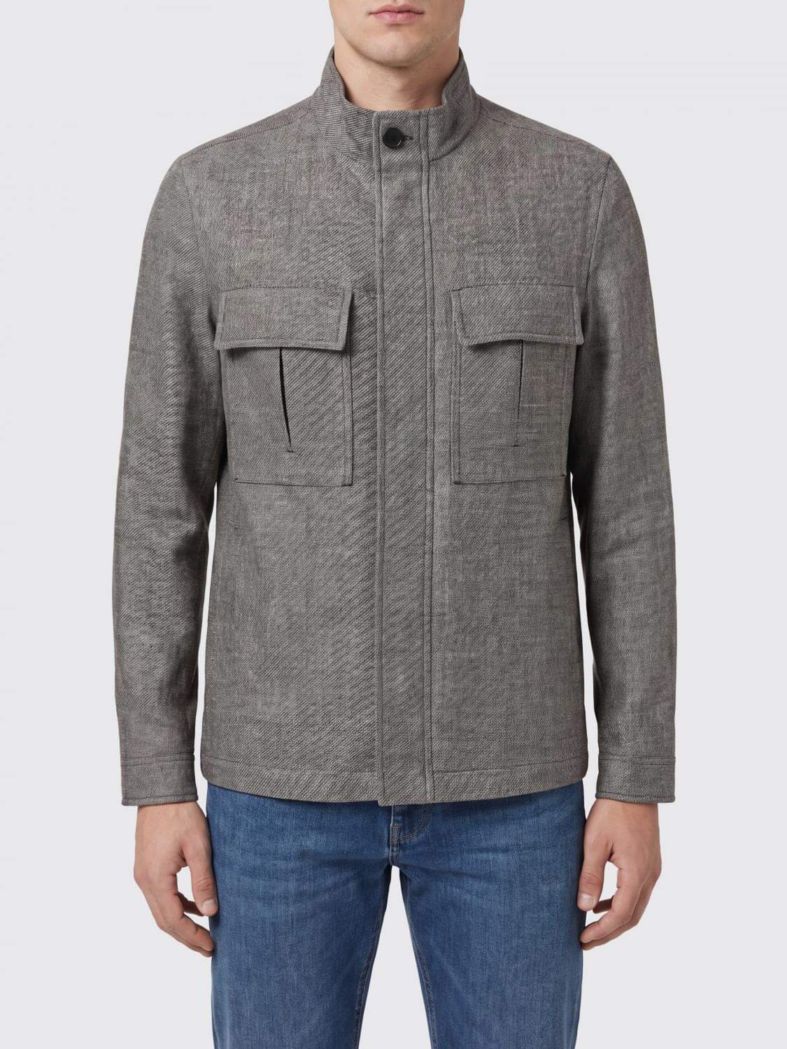 Zegna Jacket Men Black
