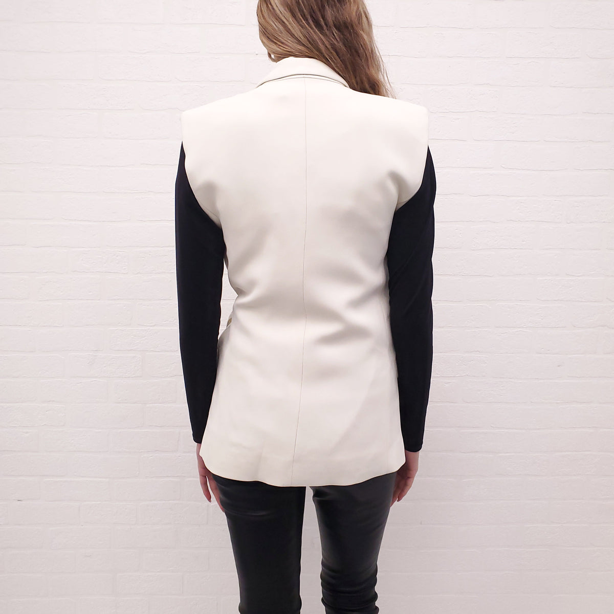IRO CREAM VEST WITH BELT - SIZE 34