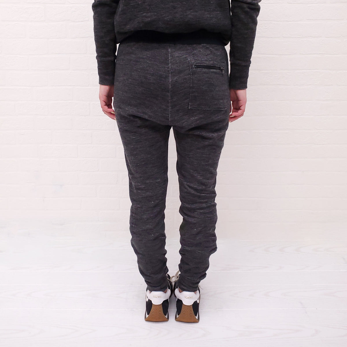 JAMES PERSE DARK GREY SWEATSHIRT SET - SIZE 0/XS