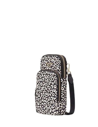 Kate Spade New York Graphic Leopard Heart North South Crossbody