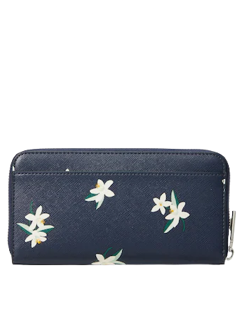 Kate Spade New York Schuyler Orange Toss Large Continental Wallet