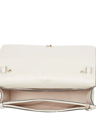 Kate Spade New York Staci Floral Straw Small Flap Crossbody