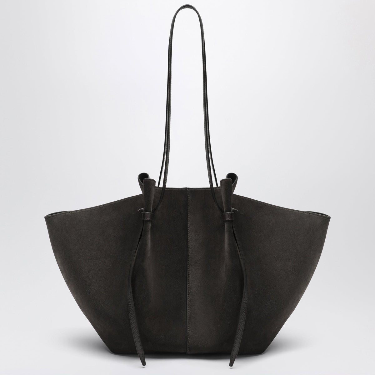 Yuzefi Large Mochi Bag In Ganache Suede Leather Women