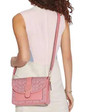 Coach Lonnie Crossbody In Signature Jacquard