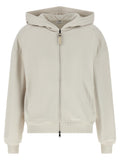 Brunello Cucinelli Women 'Shiny Zipper Pull' Hoodie